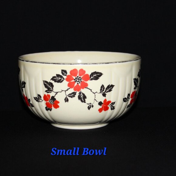 Hall’s Red Poppy Baking Dishes | Vintage Nesting Bowls | Hall’s Superior Quality - Picture 6 of 7